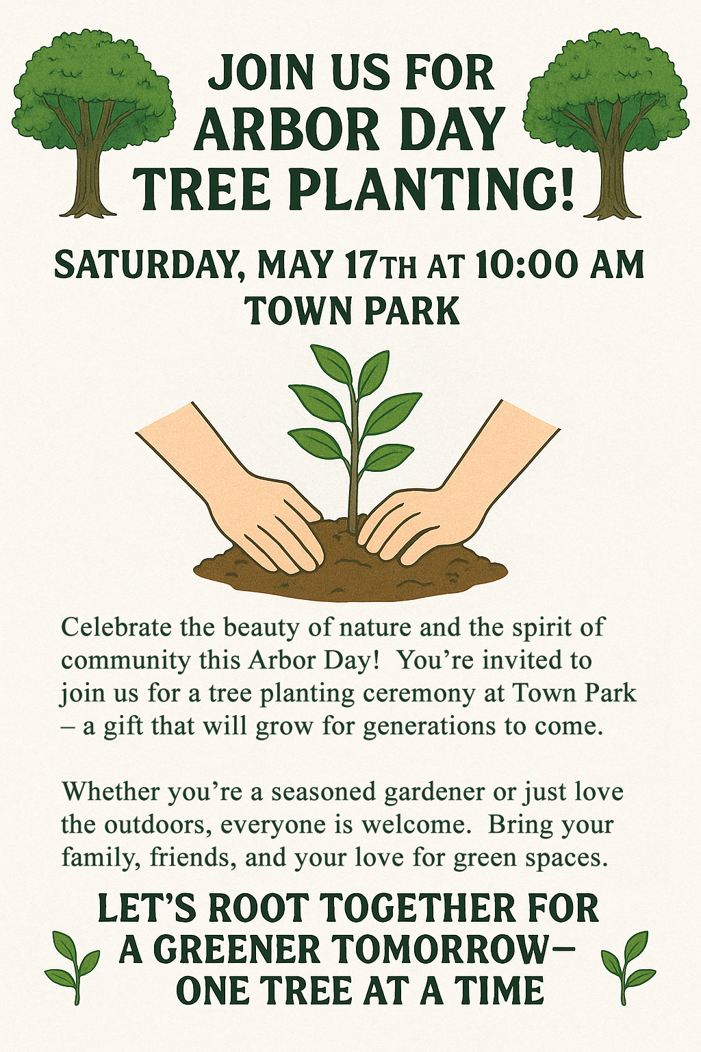 Arbor Day Tree Planting Ceremony Picture