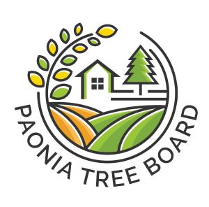 Paonia Tree Board Logo