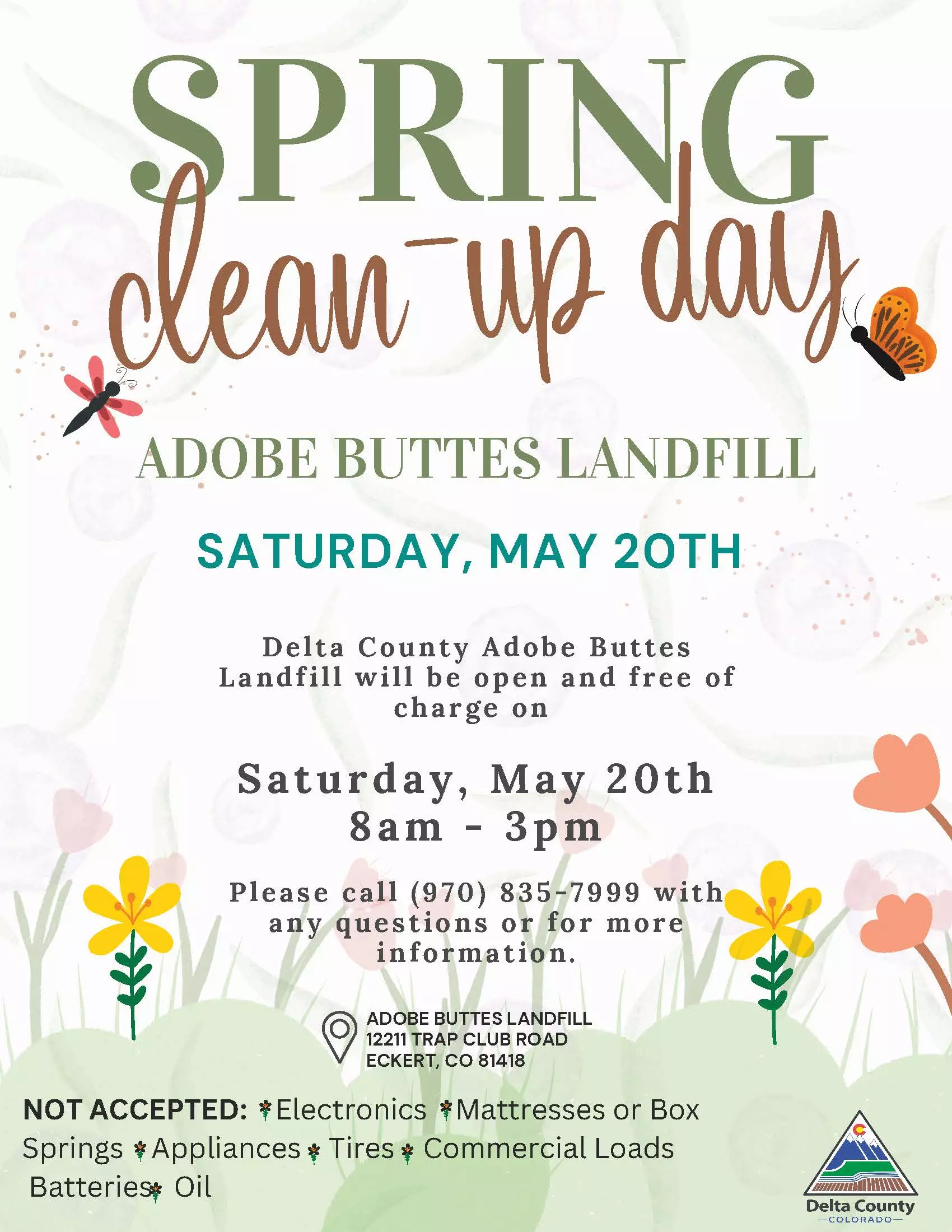 Adobe Buttes Landfill Spring Clean-Up Day!